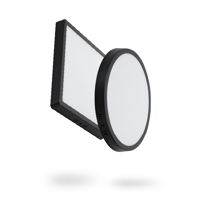 PLAFONES LED NEGROS
